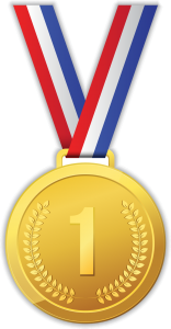 Gold medal PNG-57774